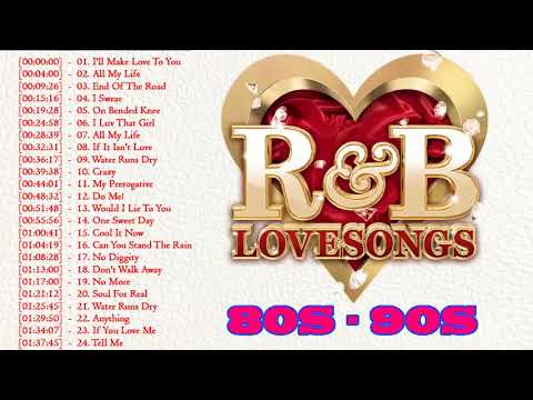 R&B Love Songs 80's 90's Playlist ♥♥♥♥ Best Of R&B Love Songs collection ♥♥♥♥ R&B Romantic Mix