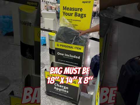 This underseat bag makes a perfect personal item for Frontier and Spirit Airlines. #travelhack