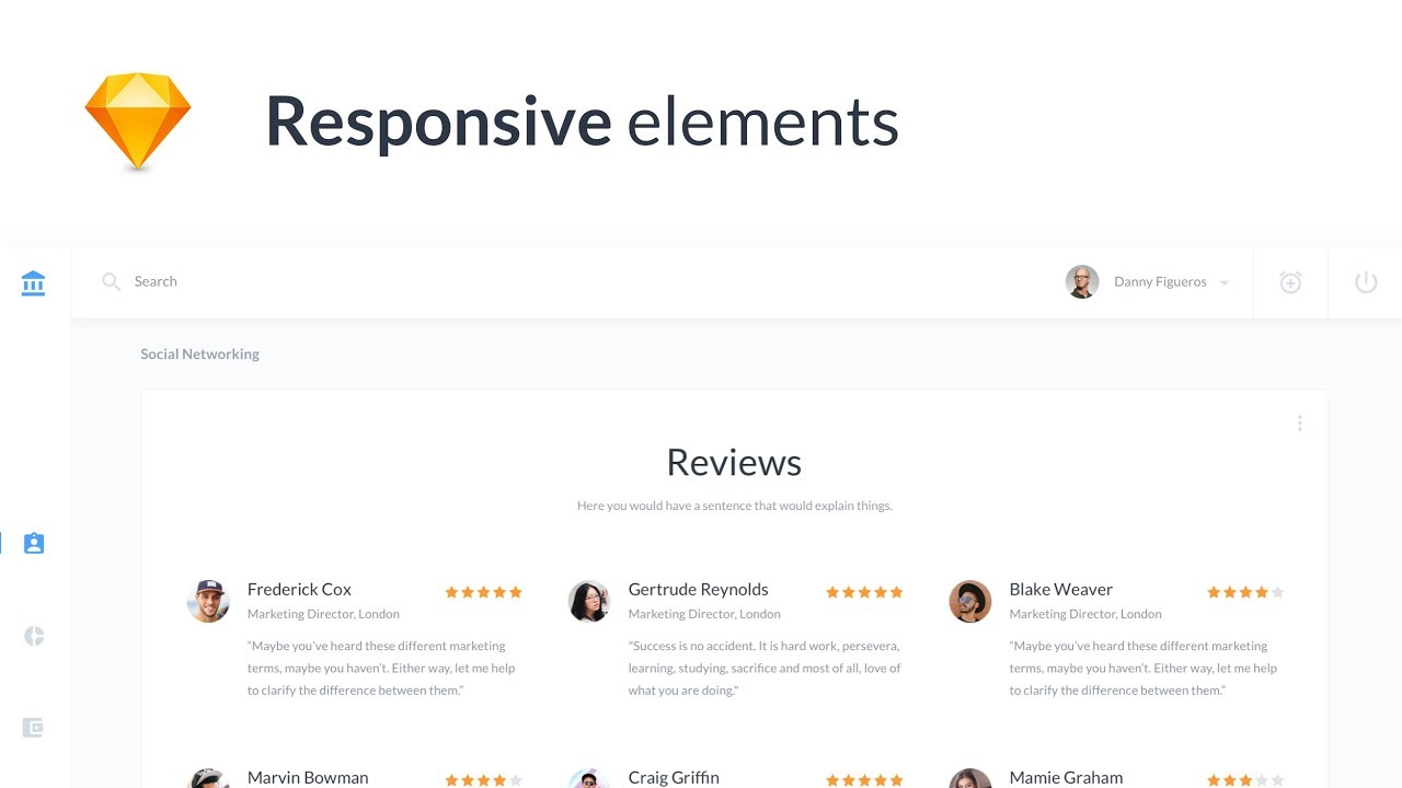Sketch App: How to make responsive elements