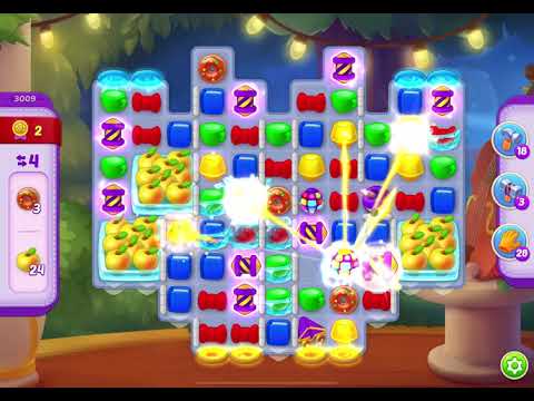 HomeScapes Level 3009 no boosters (11 moves)