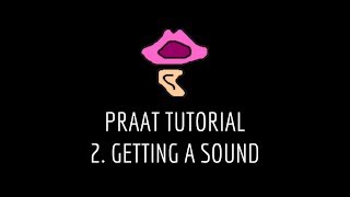 Video thumbnail for Praat Tutorial: 2. Getting a Sound by Linguistiklabor Albert-Ludwigs-Universität Freiburg