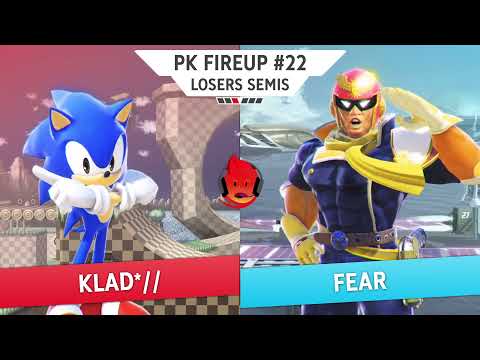 Klad (Sonic) vs Fear (Captain Falcon) - PK Fireup #22 Losers Semi Finals