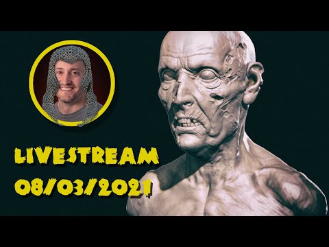 Zombie from Scratch - blocking out, eyelids, teeth, zremesh, project detail, & cloth sim wrinkles!