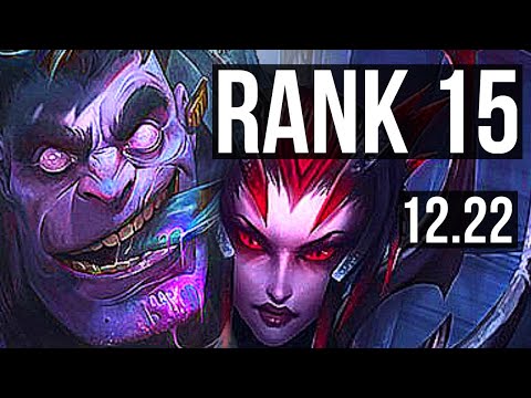 DR. MUNDO vs ELISE (JNG) | 4/1/3, Rank 15 | KR Challenger | 12.22
