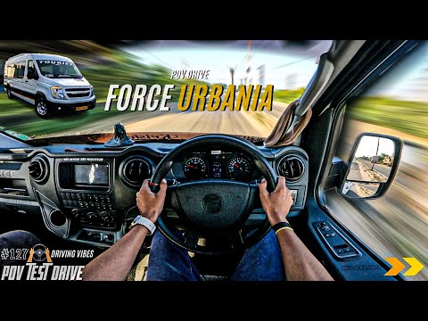 2025 FORCE URBANIA | 17STR | 2.6L 114BHP | POV Drive #127 | URBANIA | VAN | 4K | #urbania