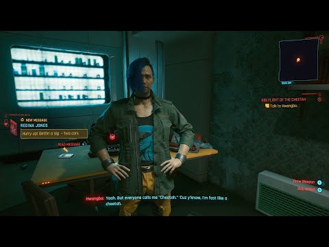 GIG: FLIGHT OF THE CHEETAH | Cyberpunk 2077 | Walkthrough, Gameplay, No Commentary