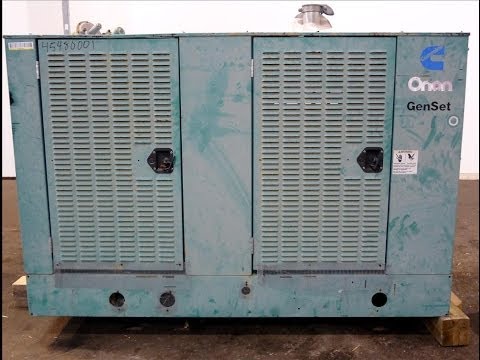 Used-Cummins 60 kW standby natural gas generator set - Stock# 45480001