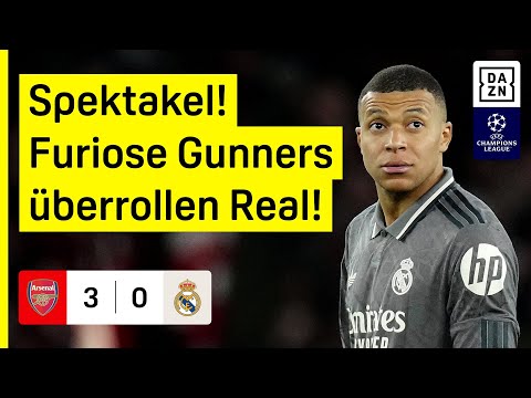 FC Arsenal - Real Madrid | Viertelfinale - Hinspiel | UEFA Champions League | DAZN Highlights