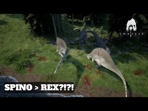 SPINO vs REX 2v2 BREAKDOWN! - The Isle Legacy - The Isle Gameplay (3-bite server)