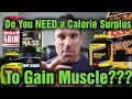 Gain Muscle WITHOUT BULKING!!! Is a Calorie Surplus Needed?