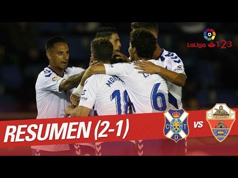 Highlights CD Tenerife vs Elche CF (2-1)