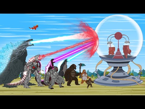 30 MINUTES FUNNY OF GODZILLA vs KONG: Rescue Magic Ball | Godzilla Cartoon Compilation