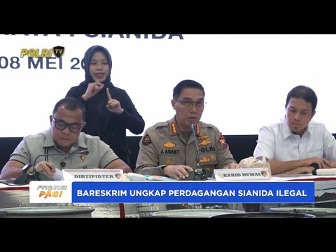 BARESKRIM POLRI BONGKAR PERDAGANGAN SIANIDA ILEGAL KE JAWA TIMUR