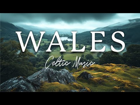 Celtic Music with Beautiful Wales Scenery | Scenic Travel Video of Wales UK