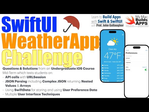 Complex JSON & SwiftData - SwiftyWeather Mid-Term Exam Solution
