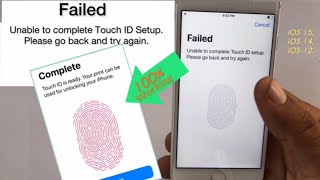 Fixed,Unable to complete the Touch ID setup please go back and try again?unable to activate Touch ID