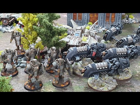 Raven Guard v Imperialis Militia, Subterranean Assault! Warhammer Horus Heresy battle report