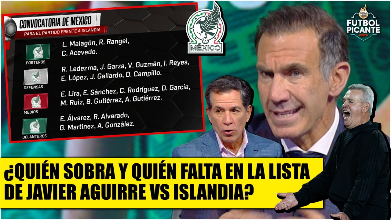 CHIVAS OTRA VEZ base de SELECCIÓN MEXICANA vs Islandia ¿LAINEZ no convence a Vasco? | Futbol Picante