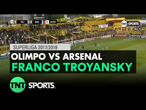 Franco Troyansky (1-0) Olimpo vs Arsenal | Fecha 17 - Superliga Argentina 2017/2018
