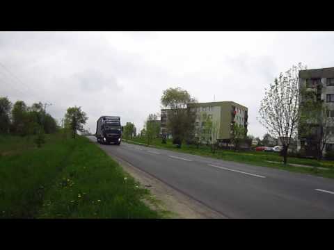Volvo FH Bańbuła przejazd przez Zawiercie