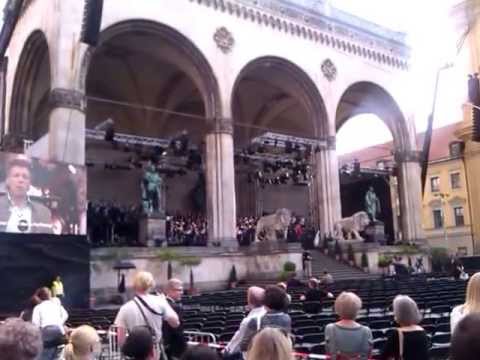 Klassik am Odeonsplatz, Proben für Samstag den 06.07.2013
