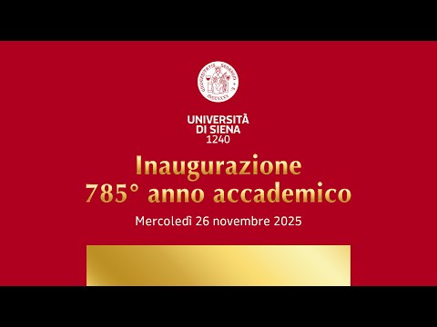 Inaugurazione 785° Anno Accademico dell'Università di Siena