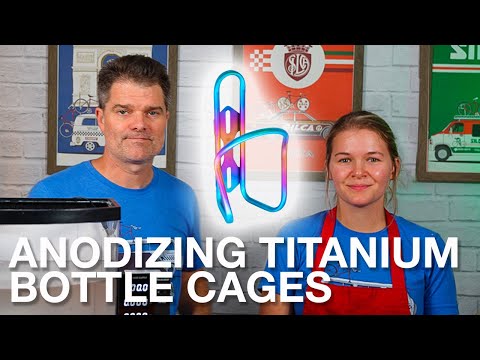 Titanium Goes Technicolor! An In-Depth Look at Anodizing Water Bottle Cages