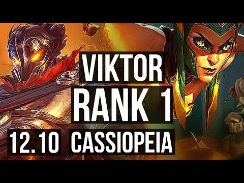 VIKTOR vs CASSIOPEIA (MID) | Rank 1, Rank 1 Viktor, 3/1/13 | EUW Challenger | 12.10