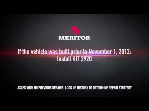 Meritor 14X Drive Axle Maintenance Video