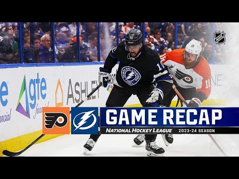 Philadelphia Flyers vs Tampa Bay Lightning | March 09, 2024 | Game Highlights | NHL Regular Season