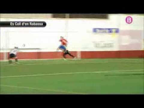 Tercera división. Collerense 0-2 Santanyí Gol de Cristian Alfaro