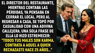 El director del restaurante, mientras contaba las pérdidas, ya pensaba en cerrar el local. Pero al..
