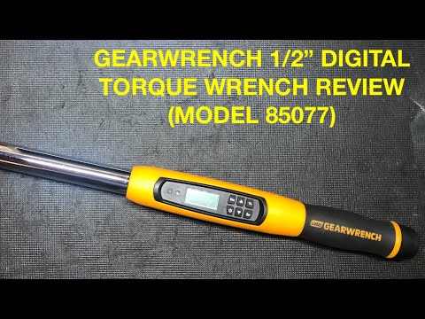 GEARWRENCH Digital Torque Wrench Review