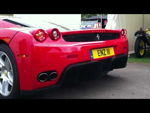 A very loud Ferrari Enzo: Start up, Walkaround and Driving
