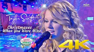 [Remastered 4K • 60fps] Christmases When You Were Mine - Taylor Swift - Today Show 2007  EAS Channel