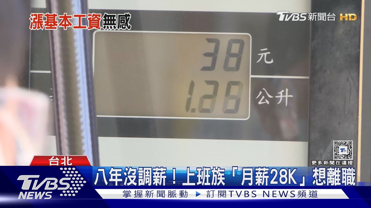 基本工資連漲八年! 上班族「月領28K」長期凍漲越來越難活