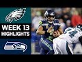 Eagles vs. Seahawks | NFL Week 13 Game Highlights