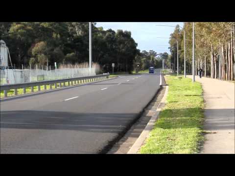 Western Sydney Buses T-way Bus Leaving Bonnyrigg Interchange Station