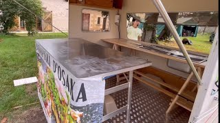 【3/3フランスで中古キャラバンDIY】お好み焼きキャラバンキッチン完成した‼︎