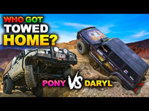 STRANDED in 1 wheel drive on QLD’S TOUGHEST 4WD Track…. Daryl vs Pony on Big RED!