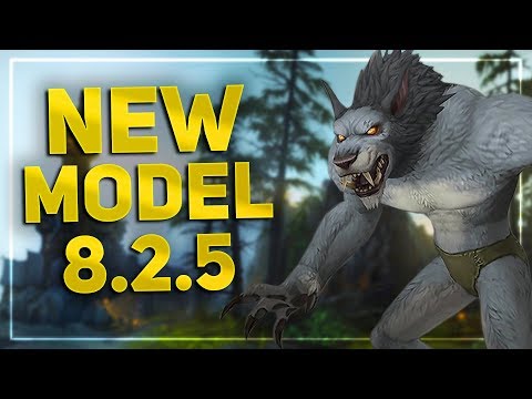 Worgen 8.2.5 New Customization Options | Patch 8.2 VS 8.2.5 Comparison