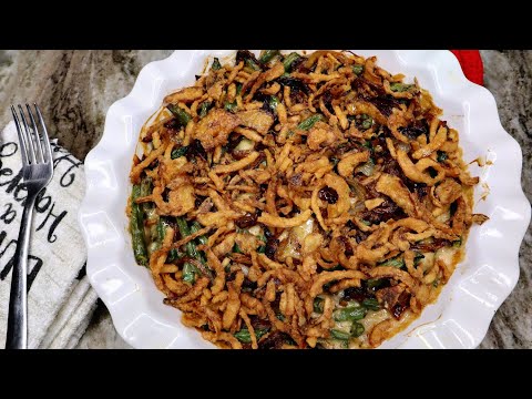 How To Make Delicious French Onion Green Beans Casserole| Thanksgiving Green Bean Side Dish