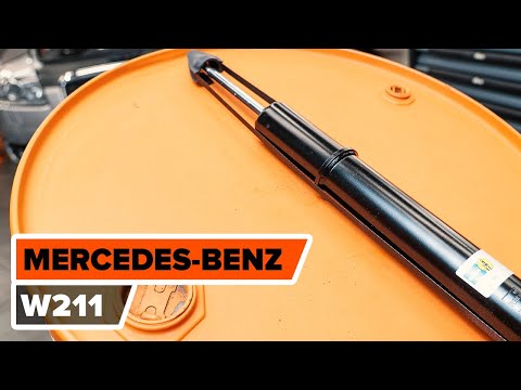 How to change a front shock strut on MERCEDES-BENZ (W211) E-Class [TUTORIAL AUTODOC]