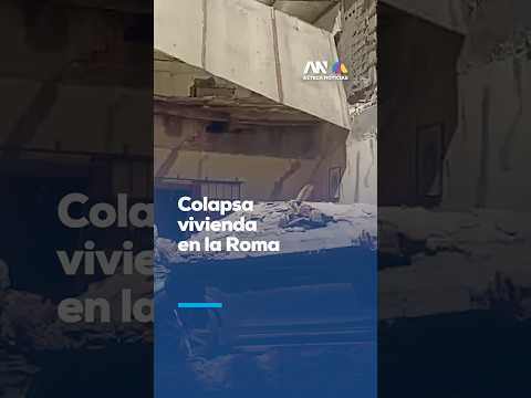 Derrumbe en la colonia Roma Norte moviliza a servicios de emergencia en CDMX