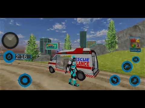 Light Superhero Speed Hero Robot Rescue Mission Game