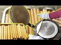 How to bake sesame seed cookies by hand using 5kg steel mold - Saigon food