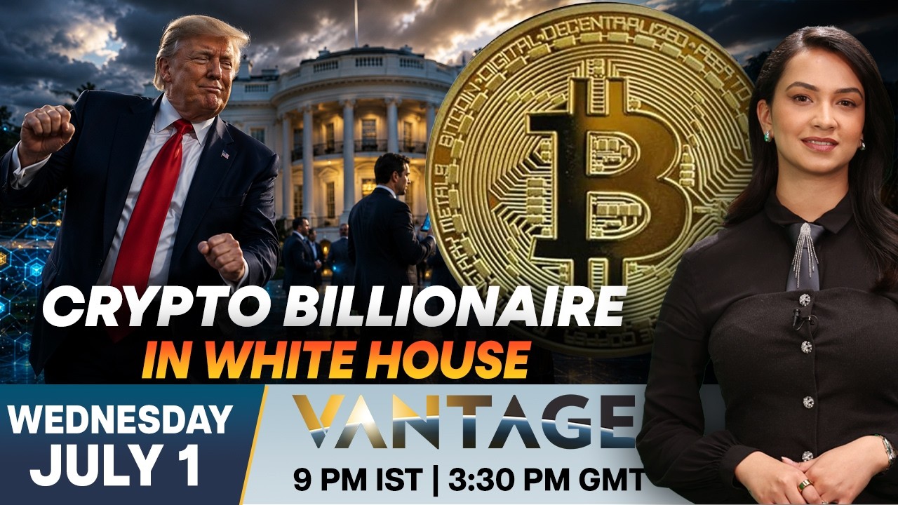 Trump's Crypto Fortune Revealed: $1.4 Billion in 2025 | Vantage on Firstpost | N18G | 4K