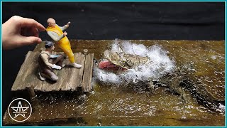 The Glades Stalker: A Giant Crocodile’s Deadly Ambush | AmazingTrungX DIY Epoxy Resin Diorama