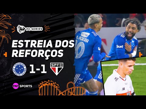 Gols e lances de Cruzeiro x São Paulo