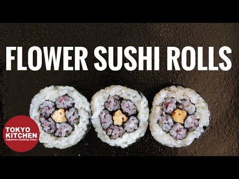 How to make flower sushi rolls. It's not that difficult as it looks !